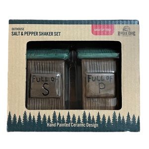 Rivers Edge Outhouse Salt & Pepper Shakers